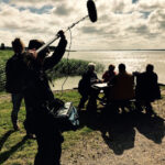 Tonassistent am Strand von Born