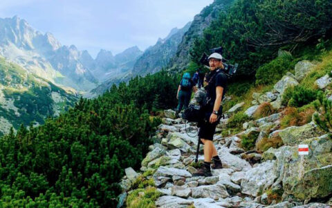 Kameraassisten für Bergfilm in der Hohen Tatra